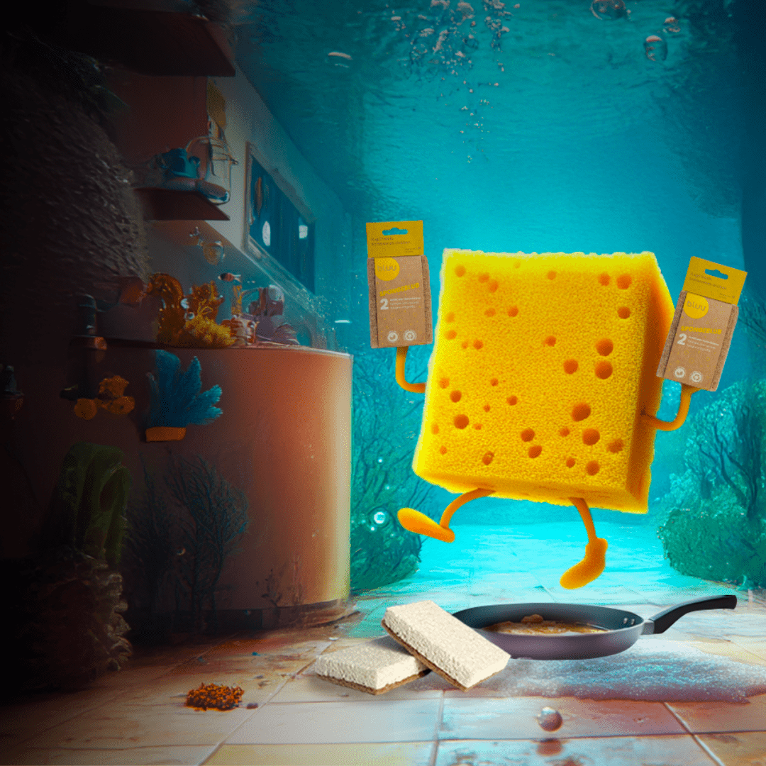 bluu spongeblub – Antikratz - Schwämme - Anania's Shop