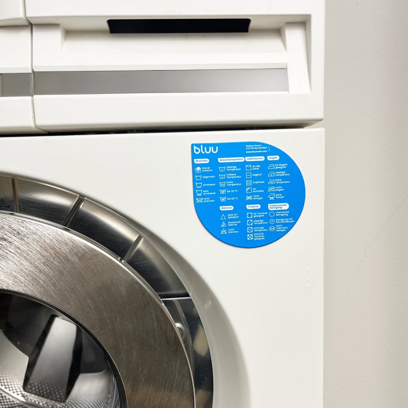 bluu Wash Guide – Magnet mit Waschsymbolen - Anania's Shop