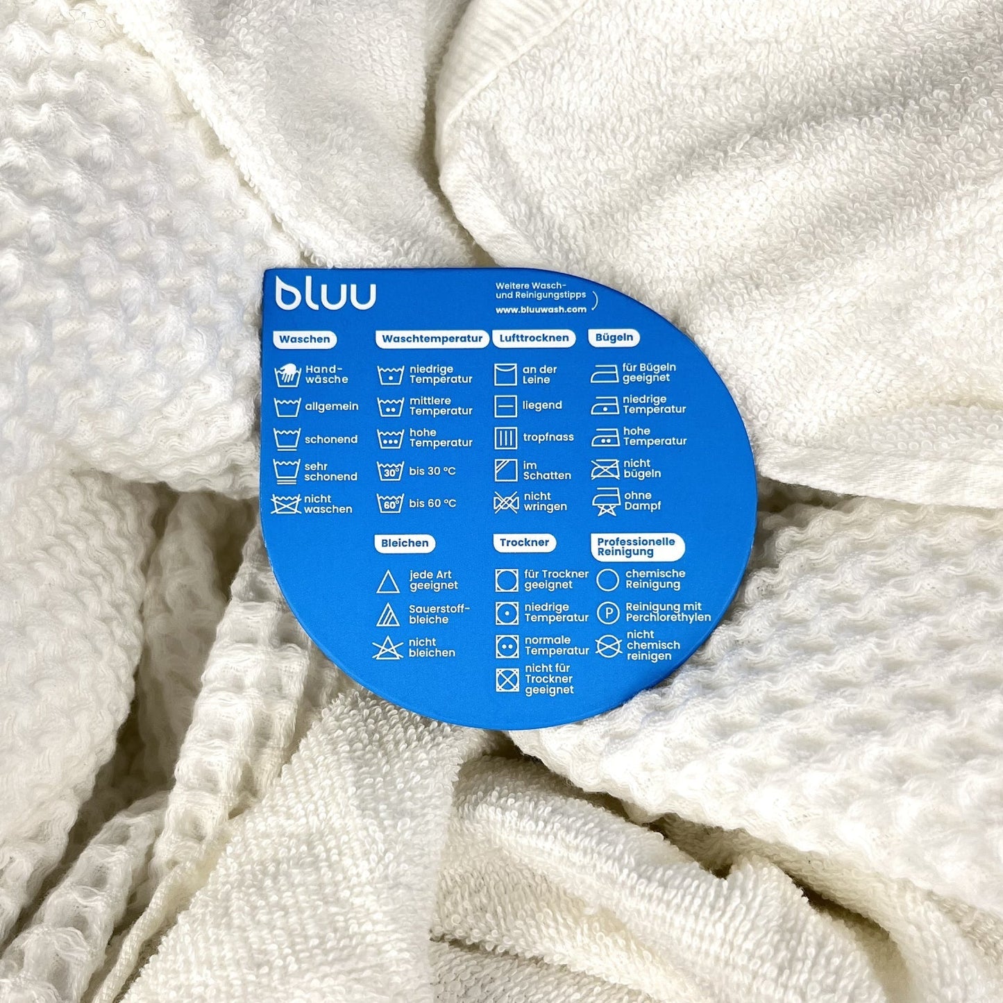 bluu Wash Guide – Magnet mit Waschsymbolen - Anania's Shop