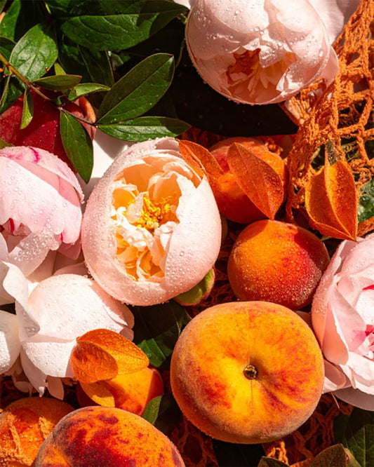 By Velcheva Duftkerze Fleur – 160 ml, Bergamotte, Pfingstrose & Jasmin - Anania's Shop
