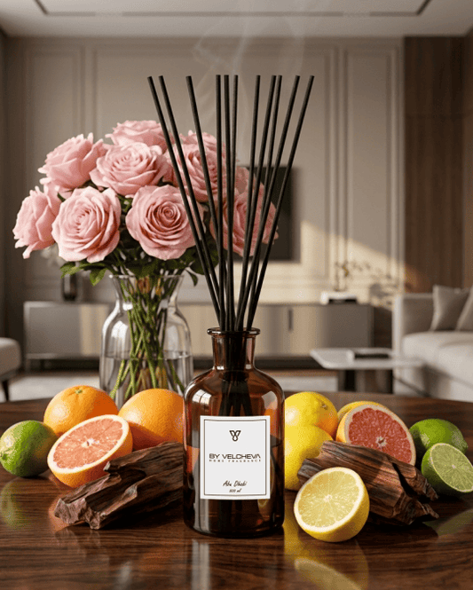By Velcheva Raumduft Mikado Abu Dhabi – 125 ml, Rose, Patchouli & Vanille - Anania's Shop