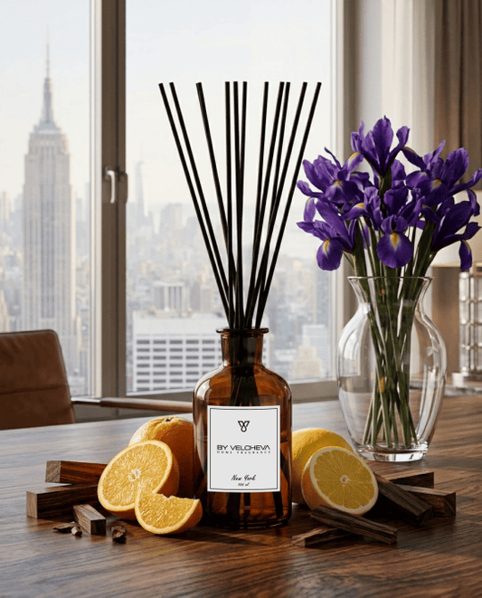 By Velcheva Raumduft Mikado New York – 125 ml, Zitrus, Iris & Moschus - Anania's Shop