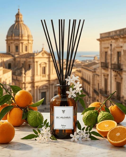 By Velcheva Raumduft Mikado Palermo – 125 ml, Bergamotte, Jasmin & Vanille - Anania's Shop