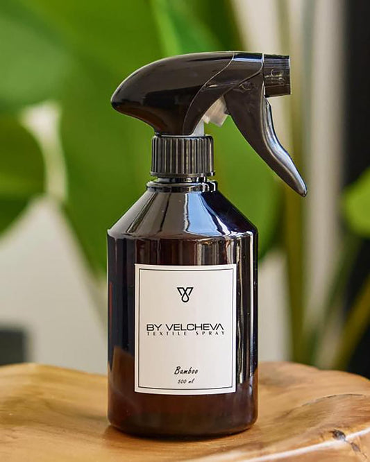 By Velcheva Textilspray Bamboo – 500 ml, Bambus, Lilie & Vanille - Anania's Shop