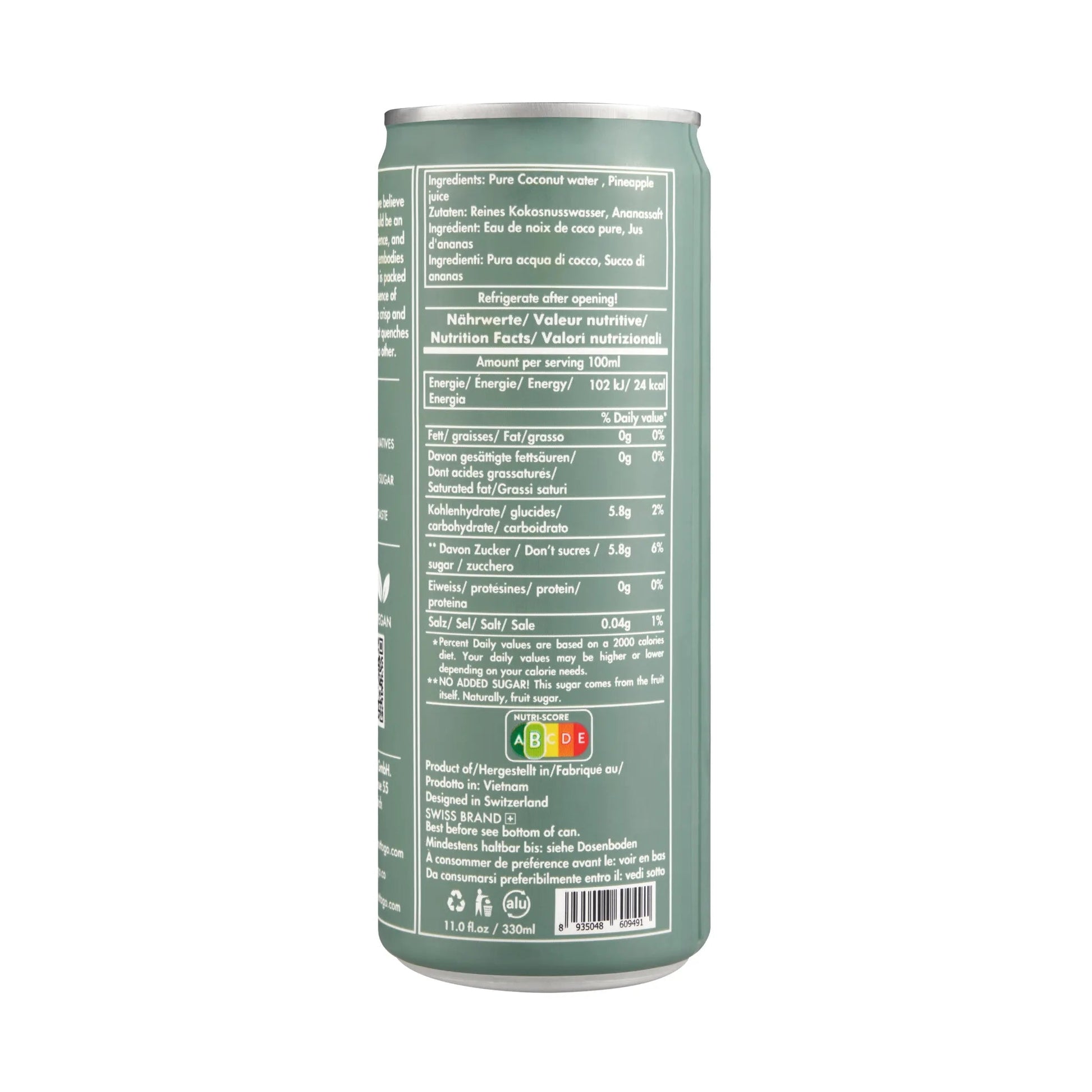 COCONUT WATER + PINEAPPLE - Anania's Shop