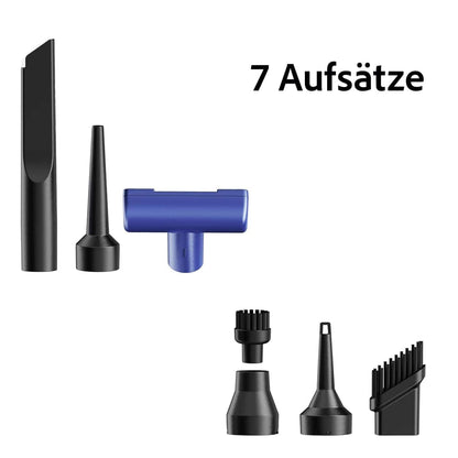 Mini Handstaubsauger kabellos – 120W mit 5 Aufsätzen - Anania's Shop